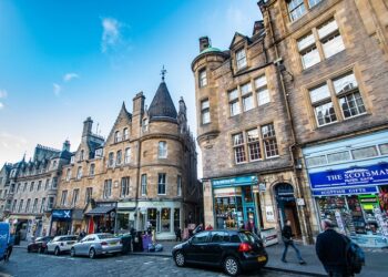 Centrum Edynburga Szkocja