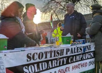 Scottish parliament march Edynburg.online